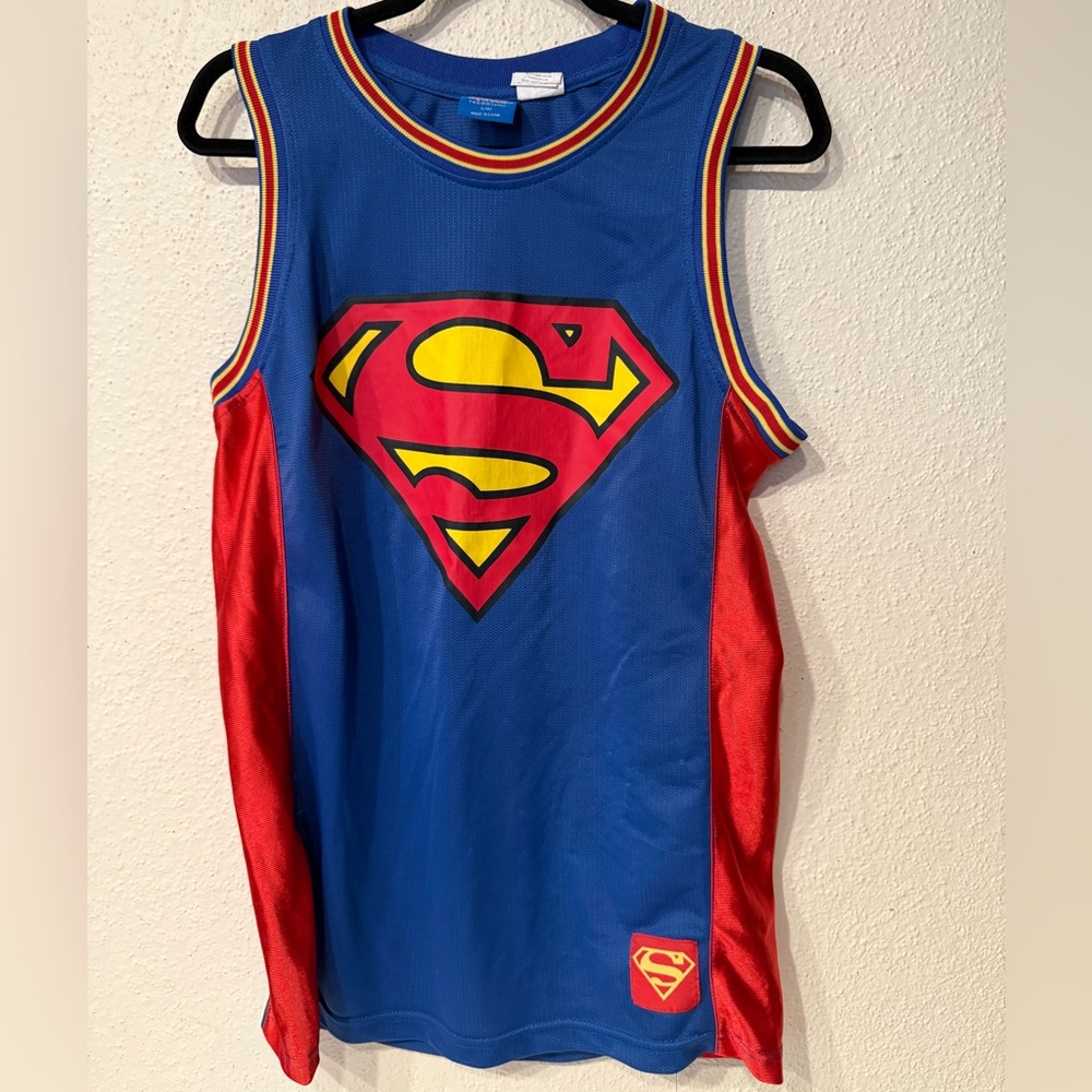 DC Comics Blue and Red Superman Jersey